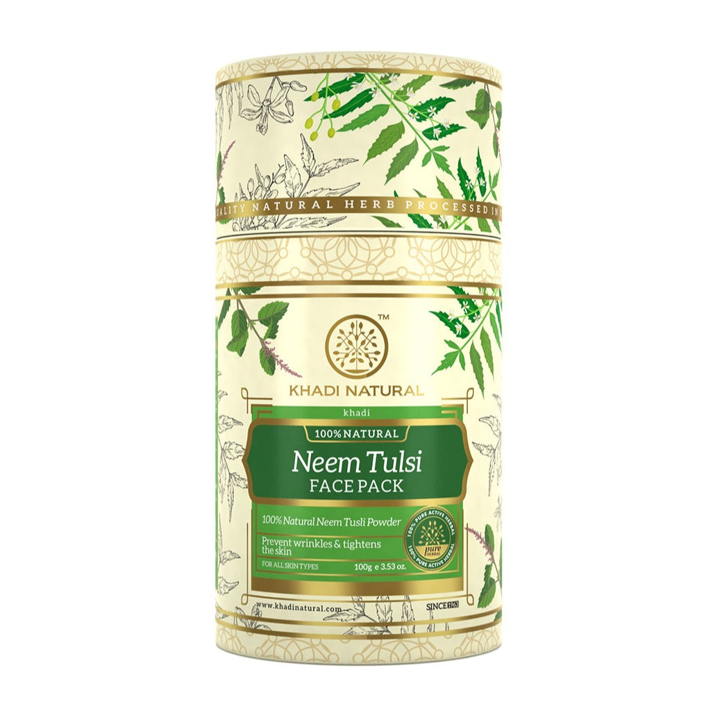Khadi Natural Neem Tulsi Face Pack - 100gm