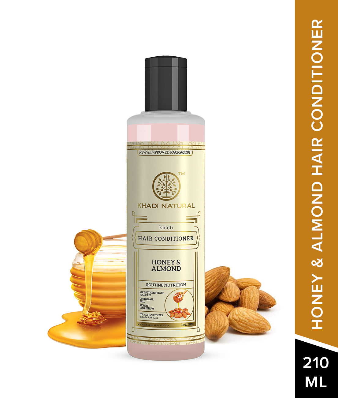 Khadi Natural Honey & Almond Hair Conditioner 210ML