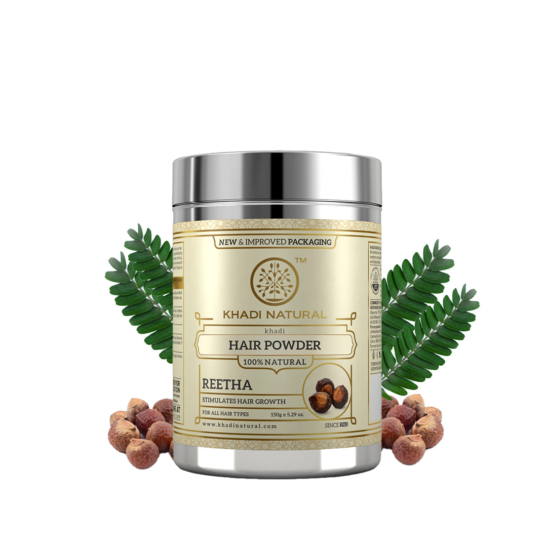 Khadi Natural Organic Reetha Powder-150 g