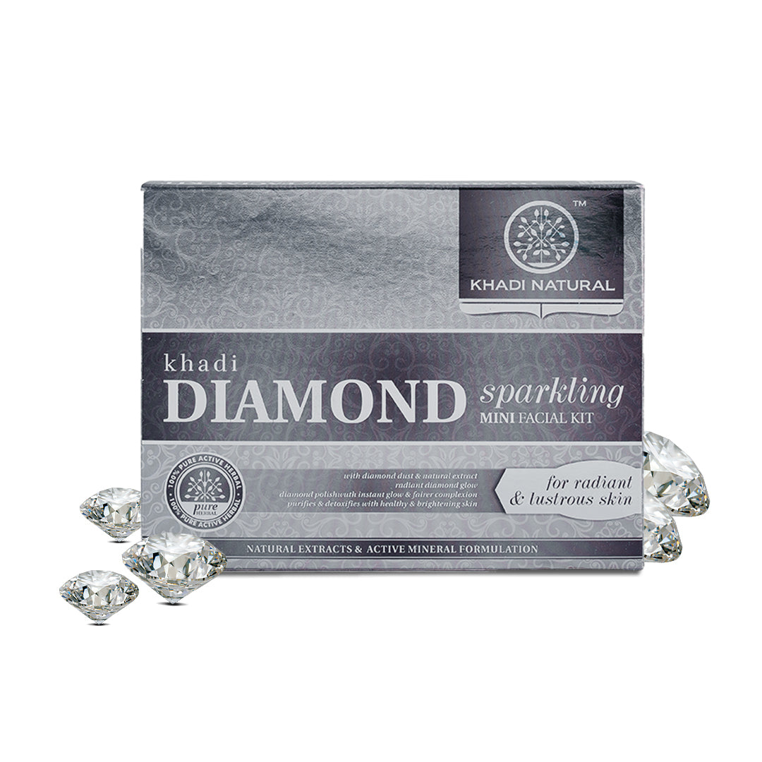 Khadi Natural Diamond Sparkling Mini Facial Kit