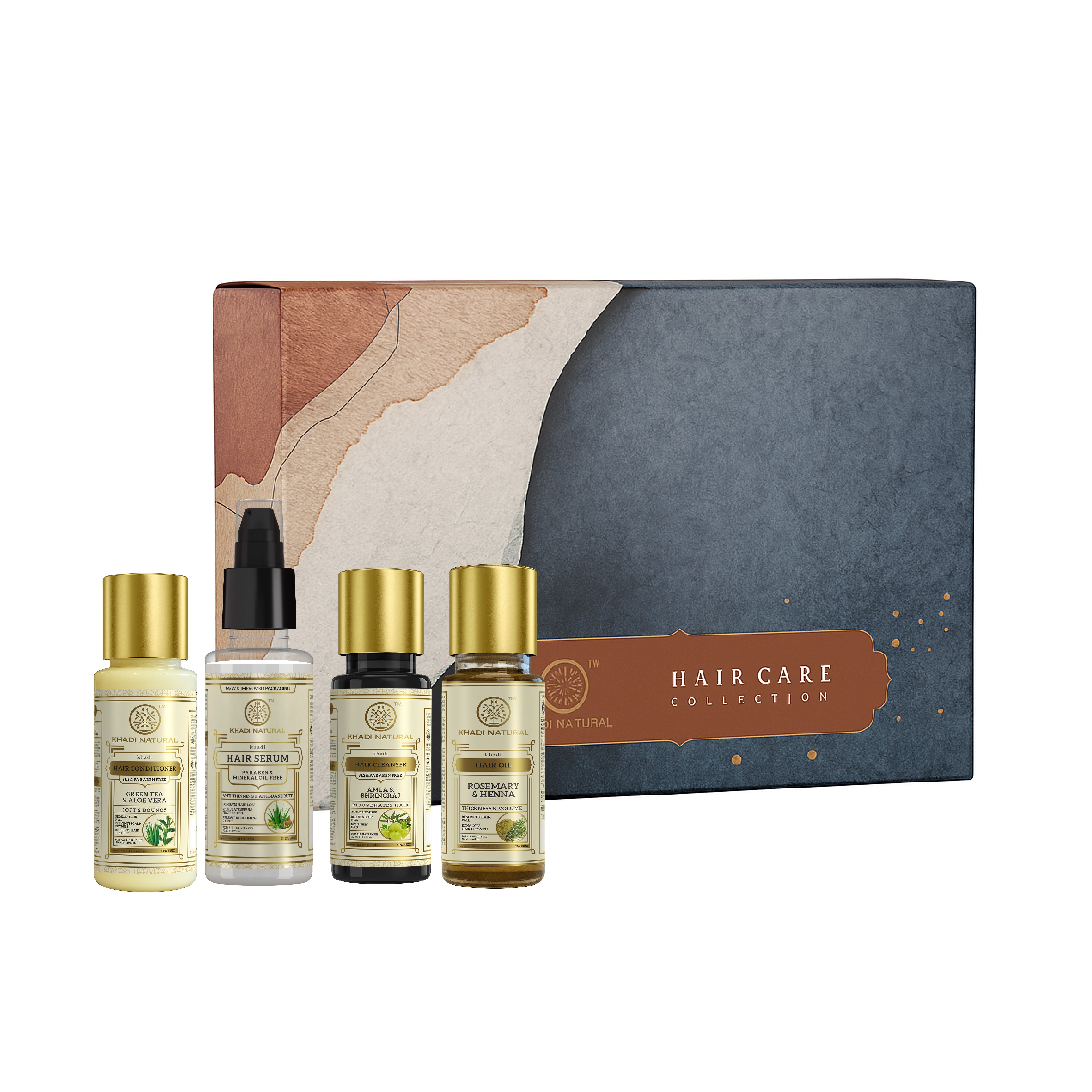 Khadi Natural Hair Care Kit Combo Pack Of 4 – 50ml Each Sale