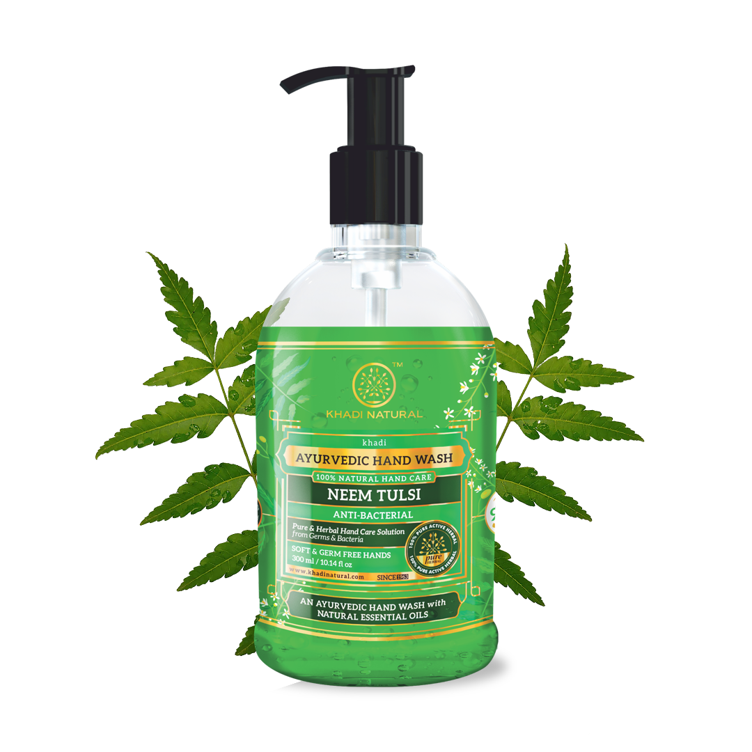 Khadi Natural Anti-Bacterial Neem Tulsi Handwash-300 ml