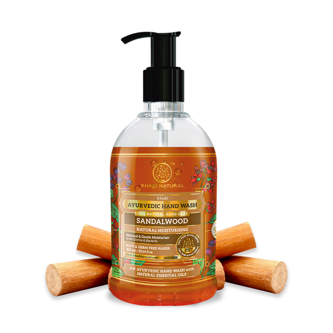 Khadi Natural Moisturizing Sandalwood Handwash-300 ml