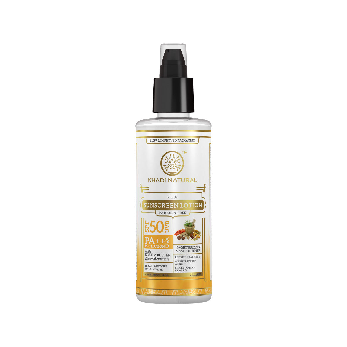 Khadi Natural Sunscreen Moisturising Lotion 100ml - SPF 50
