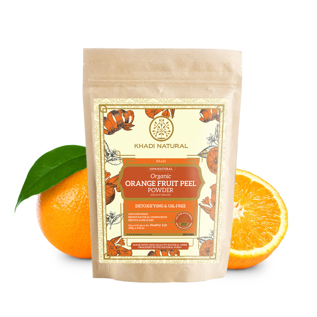 Organic Orange Peel Powder - 100% Natural - 100 g