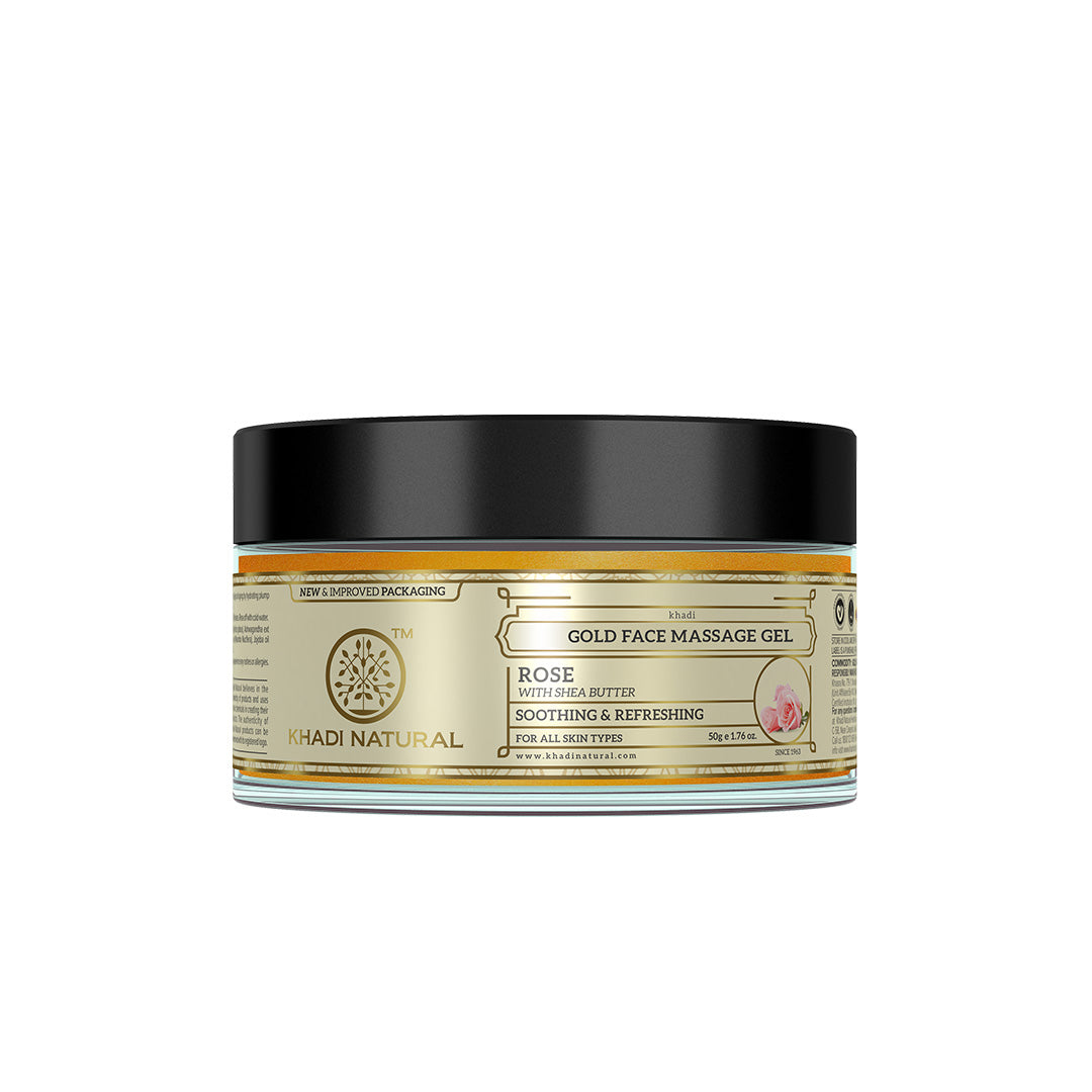 Khadi Natural Gold Face Massage Gel - 50 g