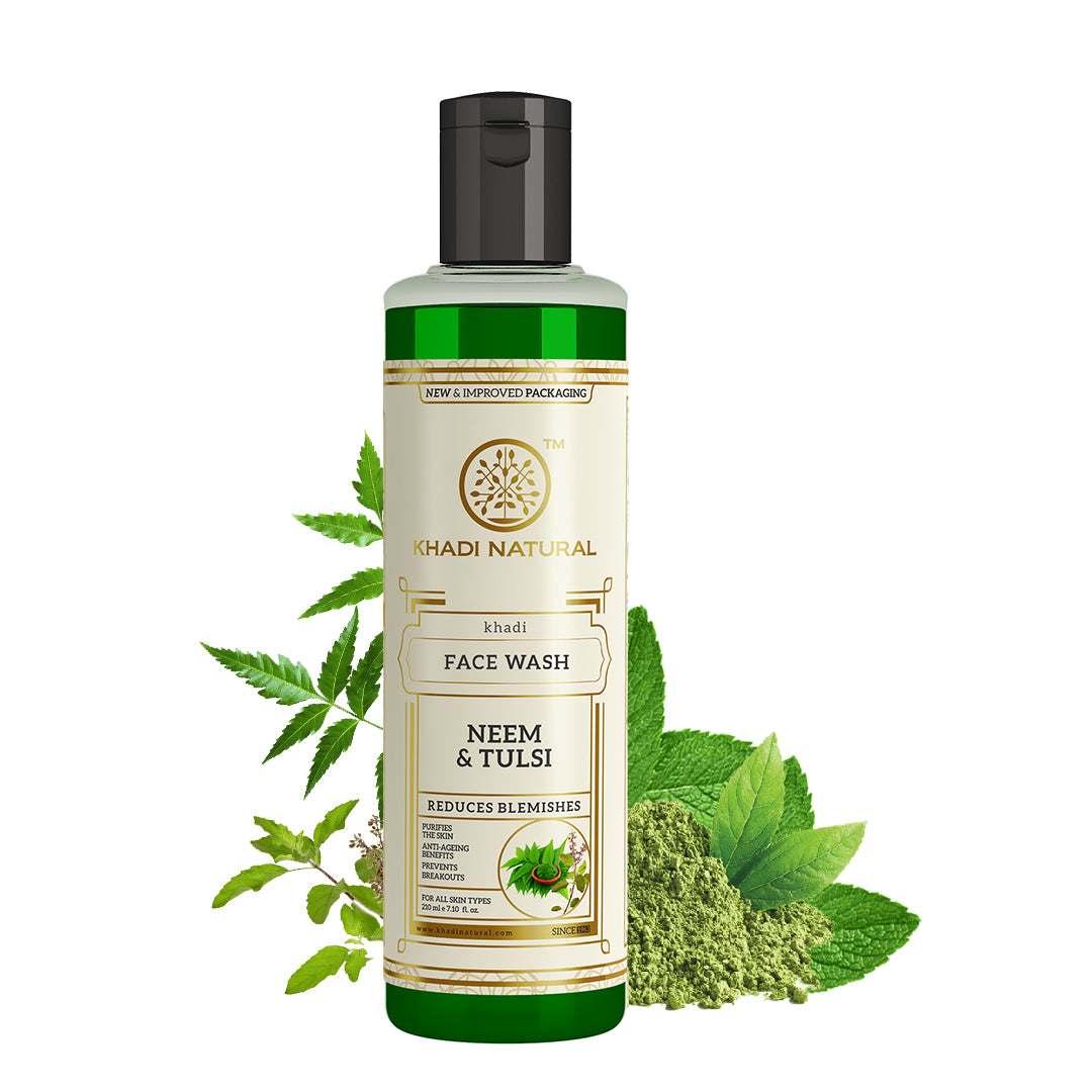 Khadi Natural Neem & Tulsi Face Wash-210 ml