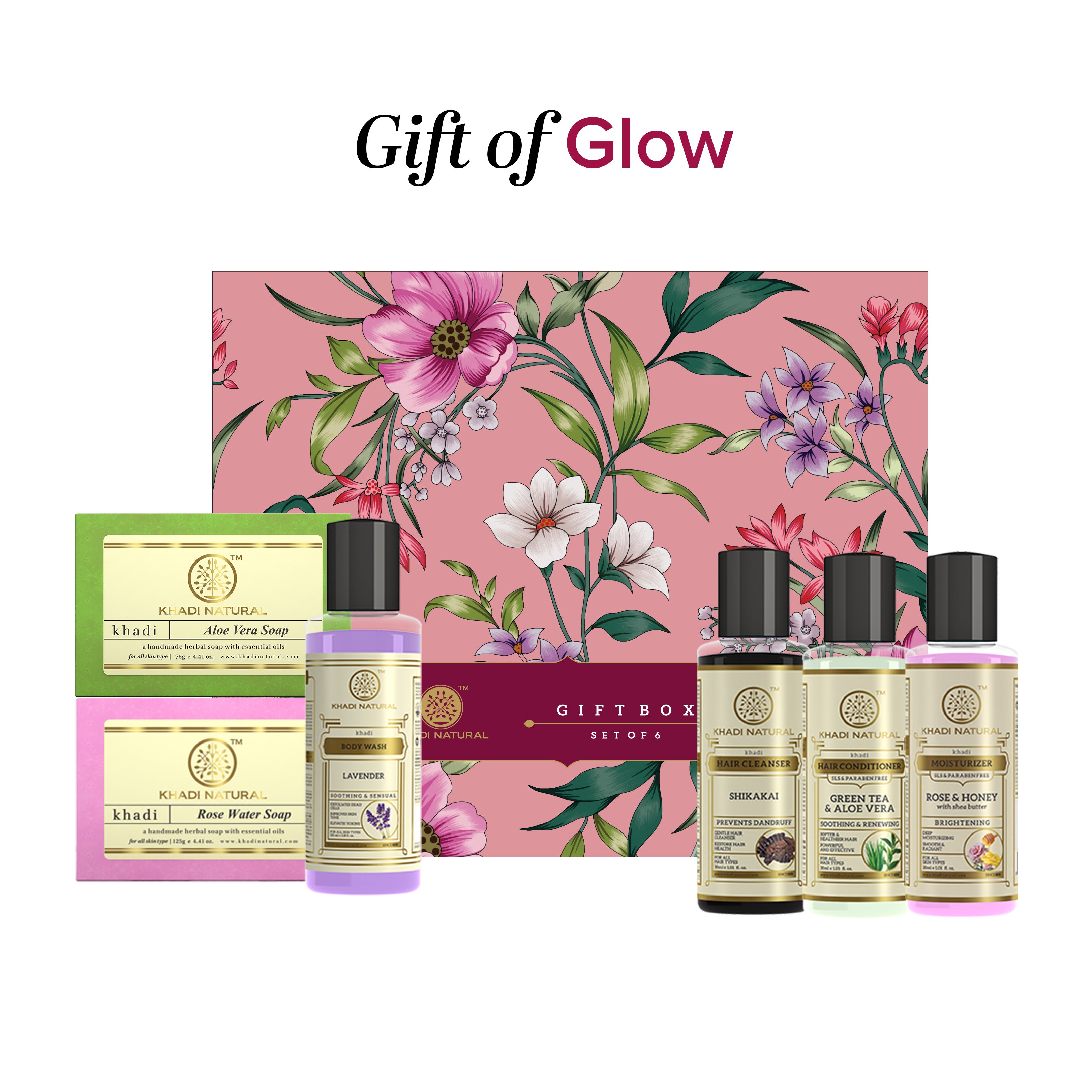 Khadi Natural Gift Box Combo Pack Of 6 Sale