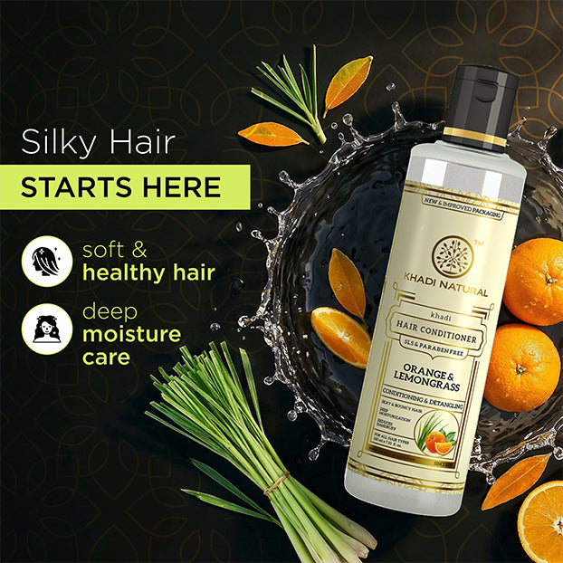 Khadi Natural Oily Scalp Balance Cleanser & Conditioner Care Kit - 2 Step Set
