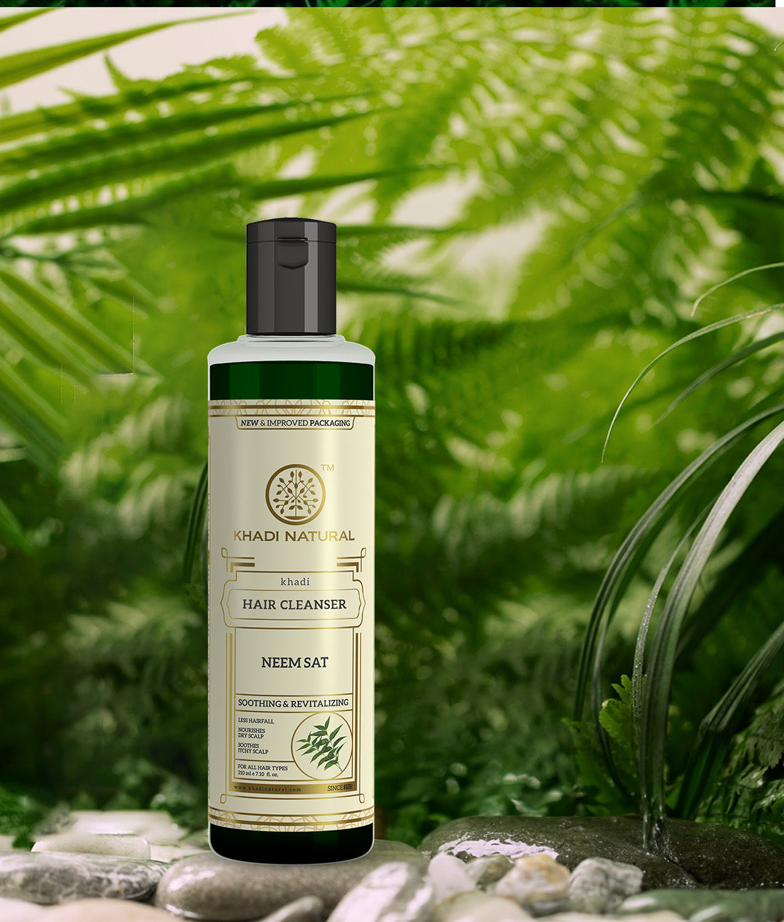 Khadi Natural Neem Sat Hair Cleanser 210 ml