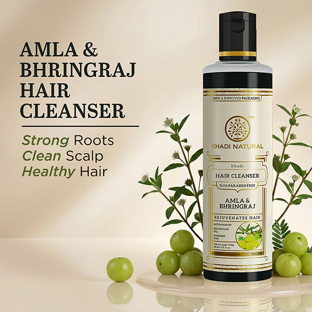 Khadi Natural Complete Hair Spa Cleanser, Oil, Conditioner & Moisturizer Kit