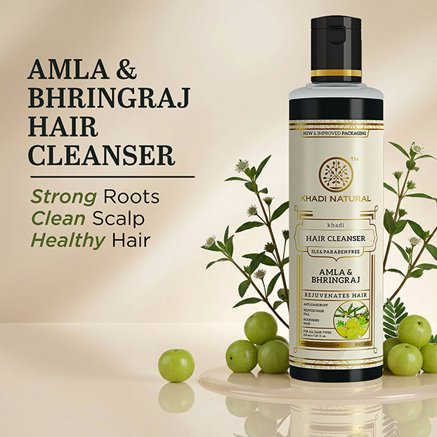 Khadi Natural Deep Hair Nourishment Cleanser, Oil & Conditioner Kit - 3 Step Set