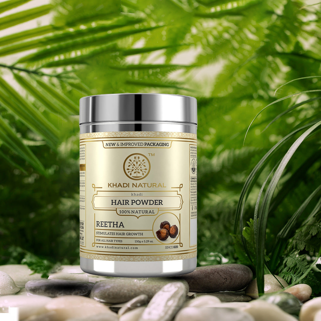 Khadi Natural Organic Reetha Powder-150 g