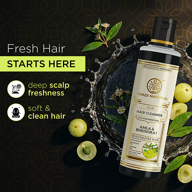 Khadi Natural Hair Volume Boost Cleanser & Conditioner Care Kit - 2 Step Set