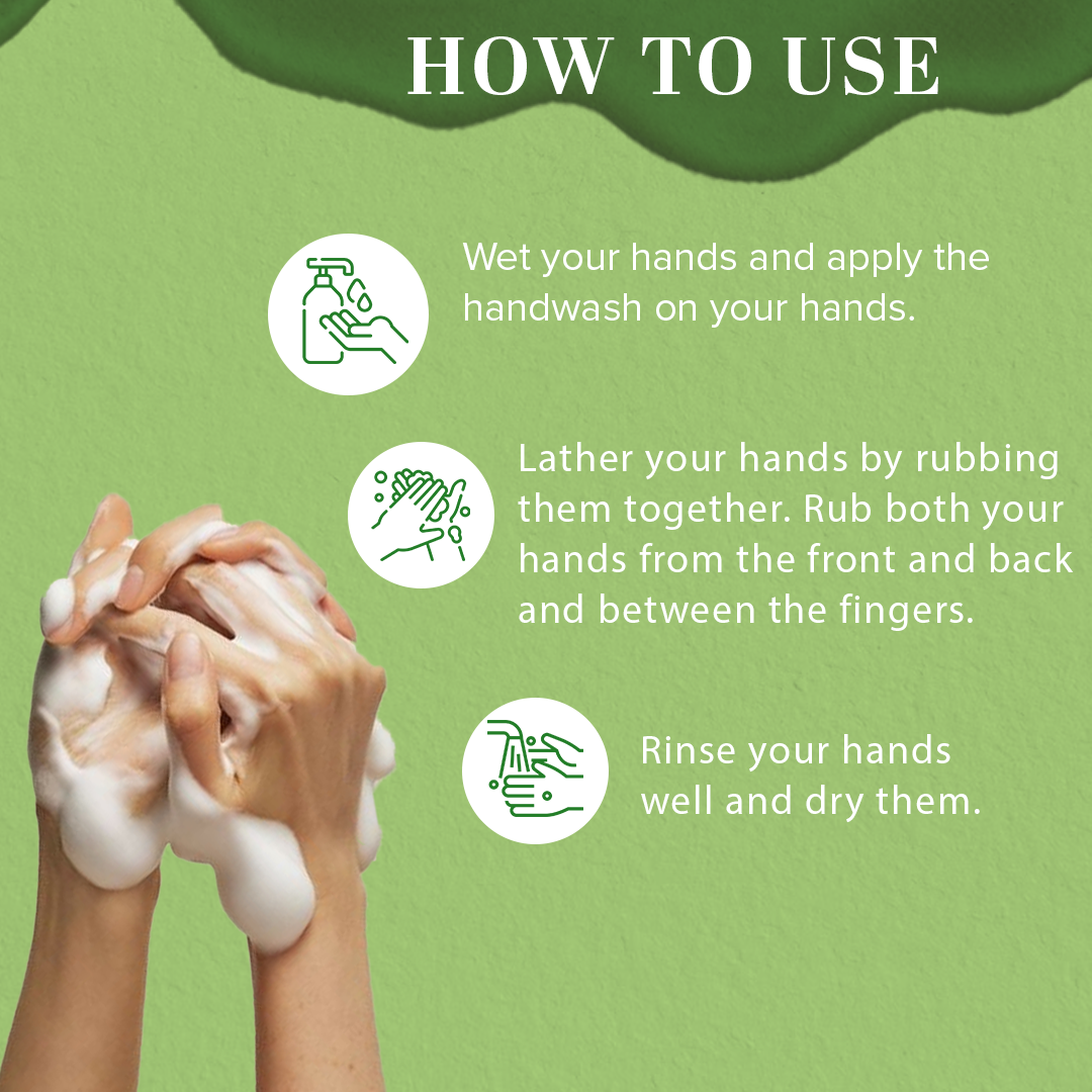 Khadi Natural Anti-Bacterial Neem Tulsi Handwash - 300ml