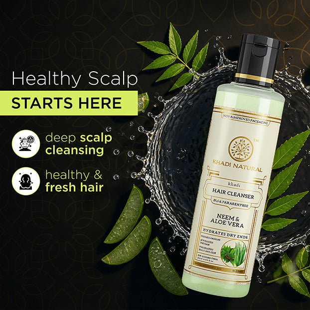 Khadi Natural Oily Scalp Balance Cleanser & Conditioner Care Kit - 2 Step Set