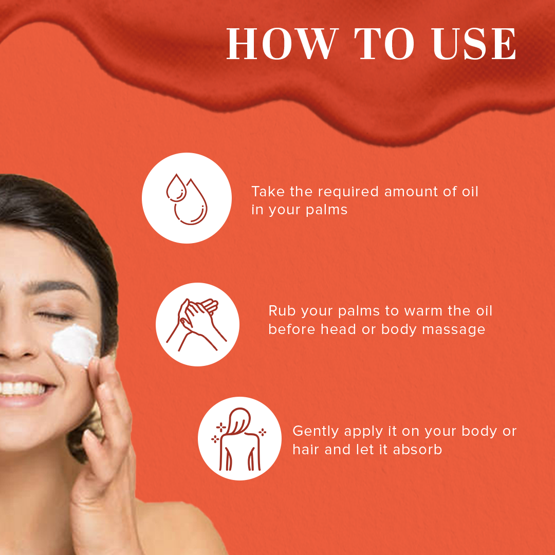 Khadi Natural Sandalwood Massage Oil