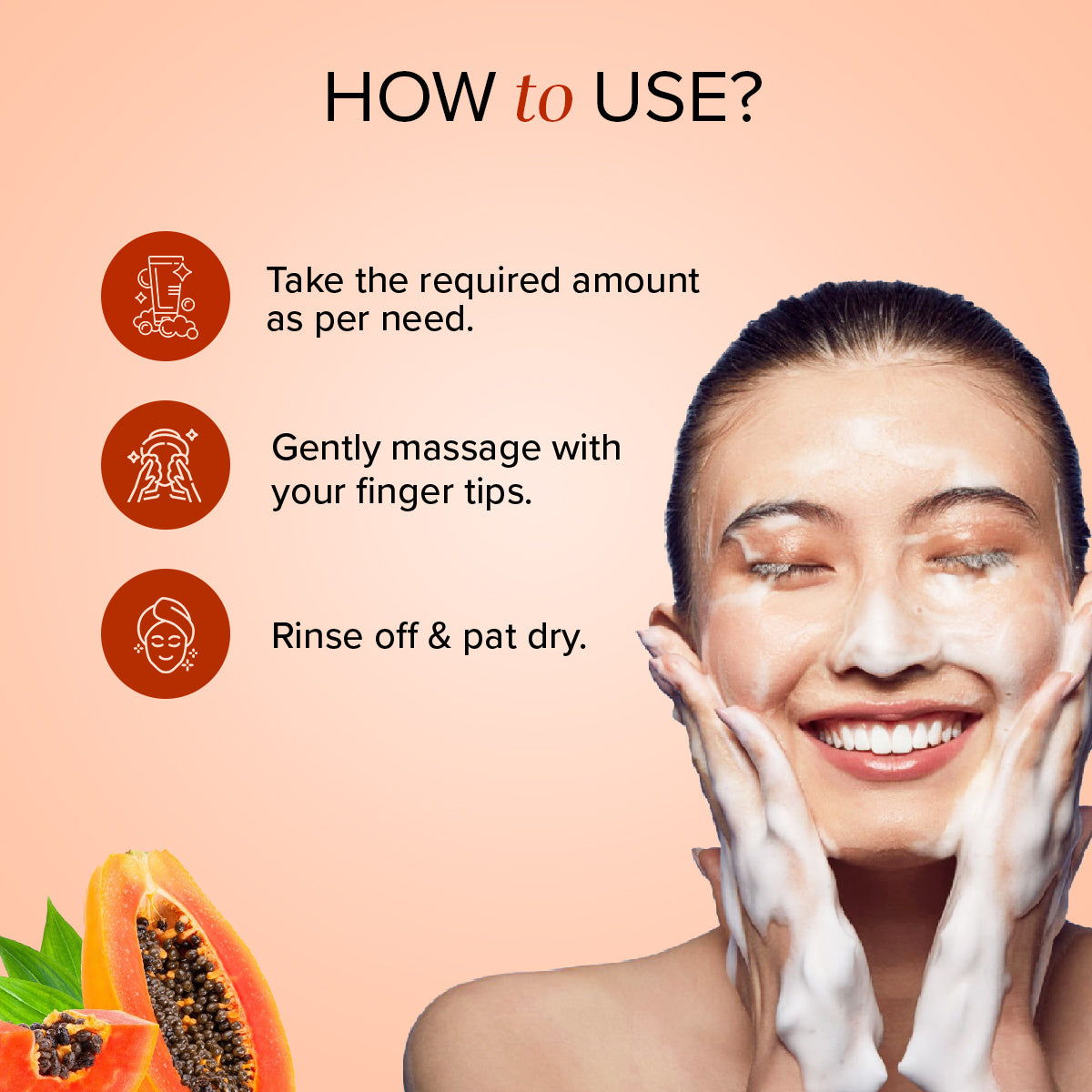 Khadi Natural Papaya Face Wash Sls & Paraben Free-100 g