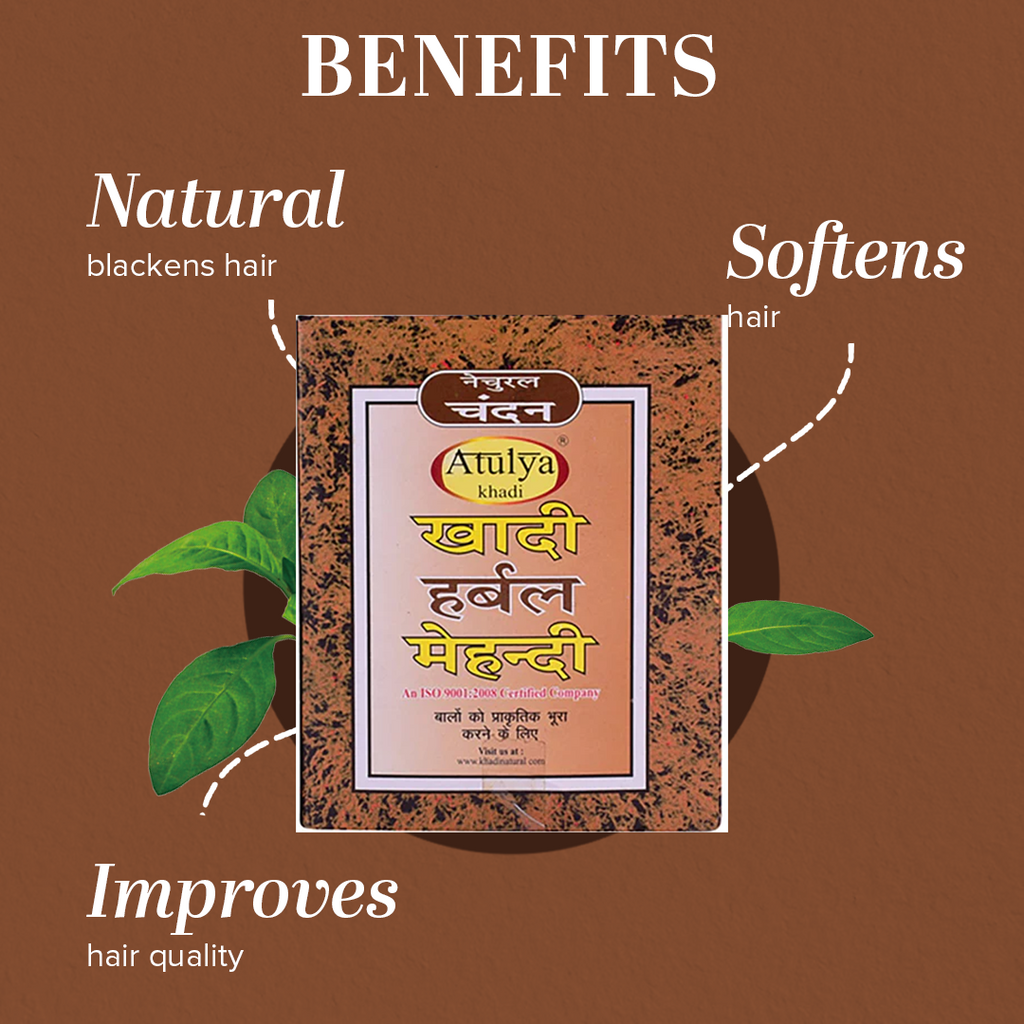 Buy Khadi Organique Herbal Mehandi - Natural Black, 80gm Online | Cossouq