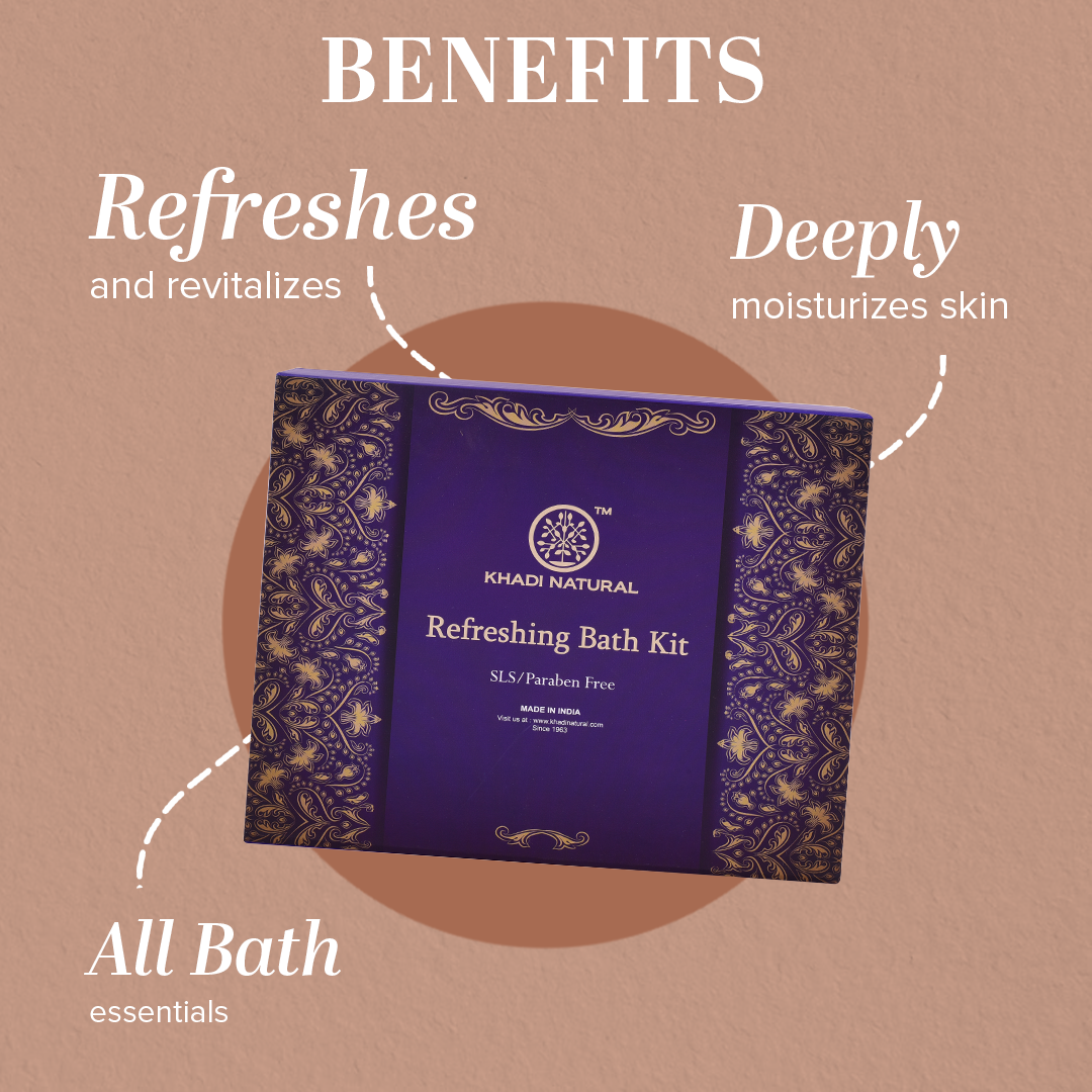 Khadi Natural Refreshing Bath Kit