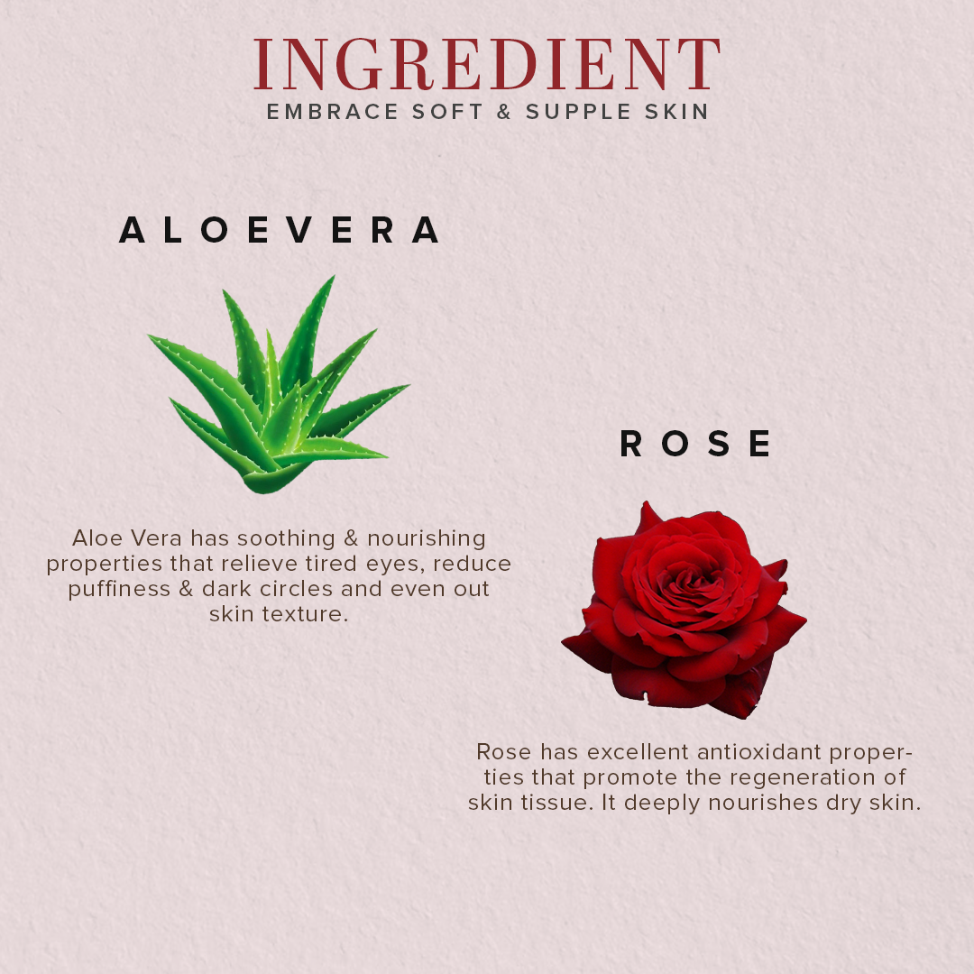 Khadi Natural Rose Aloe Vera Face Massage Gel - Pack of 2