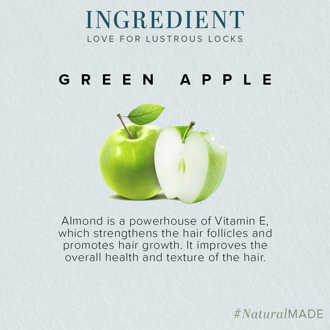 KHADI NATURAL Green Apple + Conditioner Hair Cleanser - 210 ml