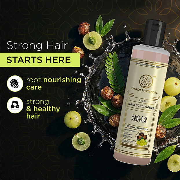 Khadi Natural Hair Repair & Conditioning Therapy Kit with Cleanser & Oil - 3 Step