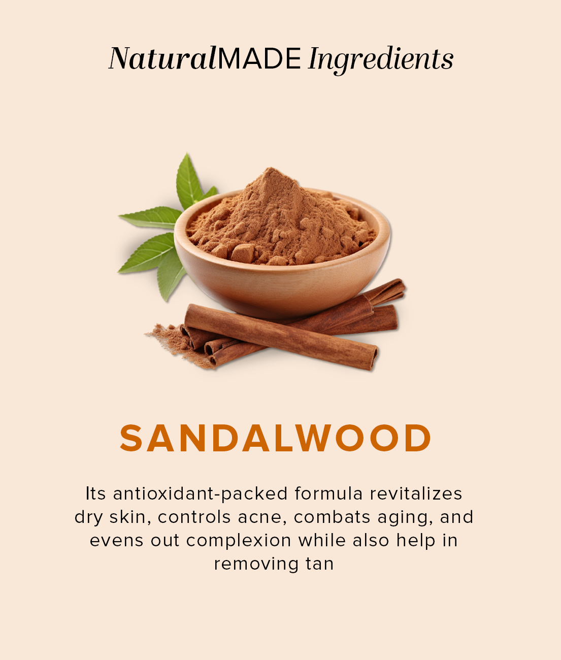 Khadi Natural Herbal Sandalwood Soap 125g (Pack Of 3)
