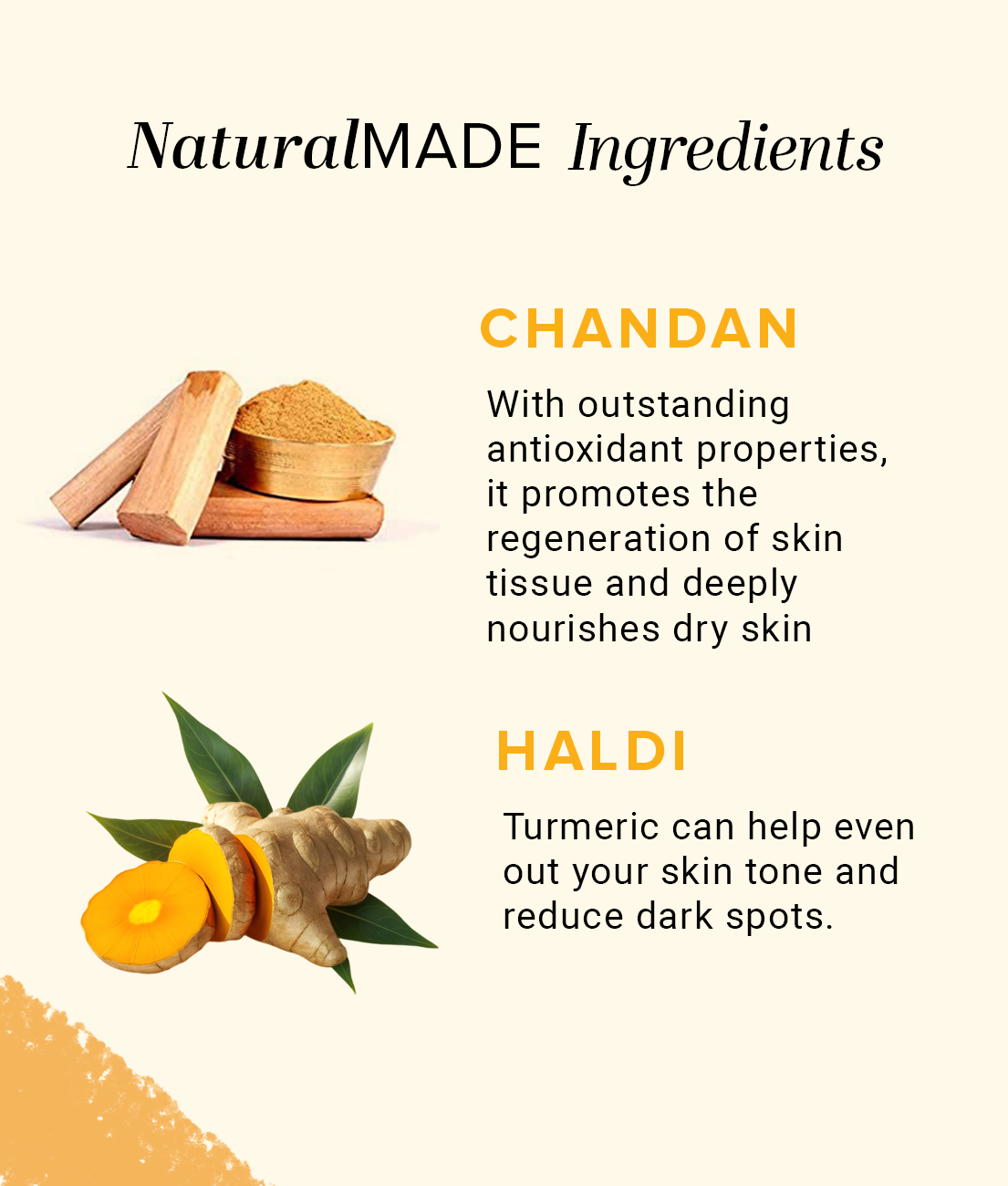 Khadi Natural Herbal Chandan Haldi Soap 125 g (Pack Of 3)