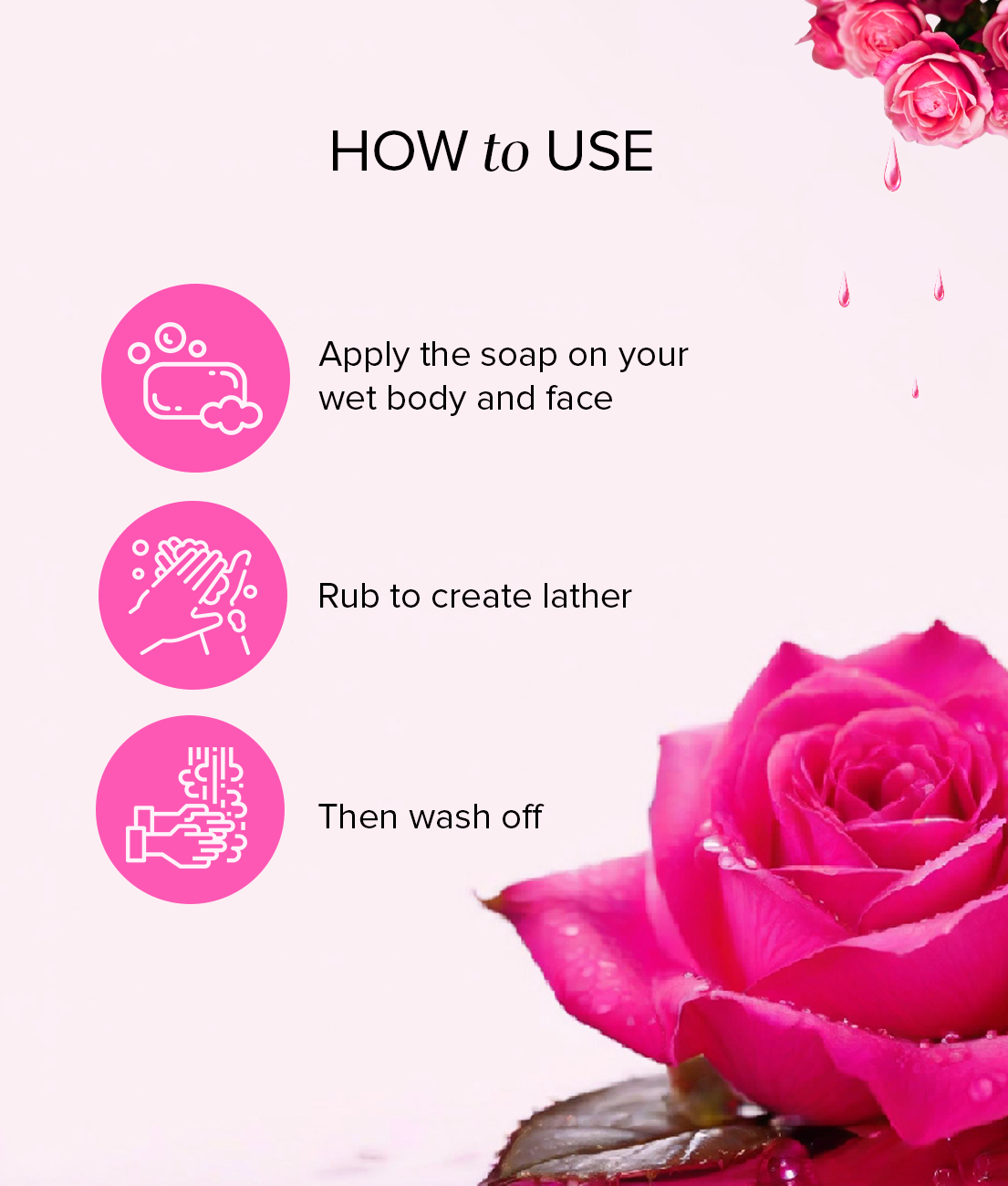 Khadi Natural Herbal Rose Water Soap-125 g