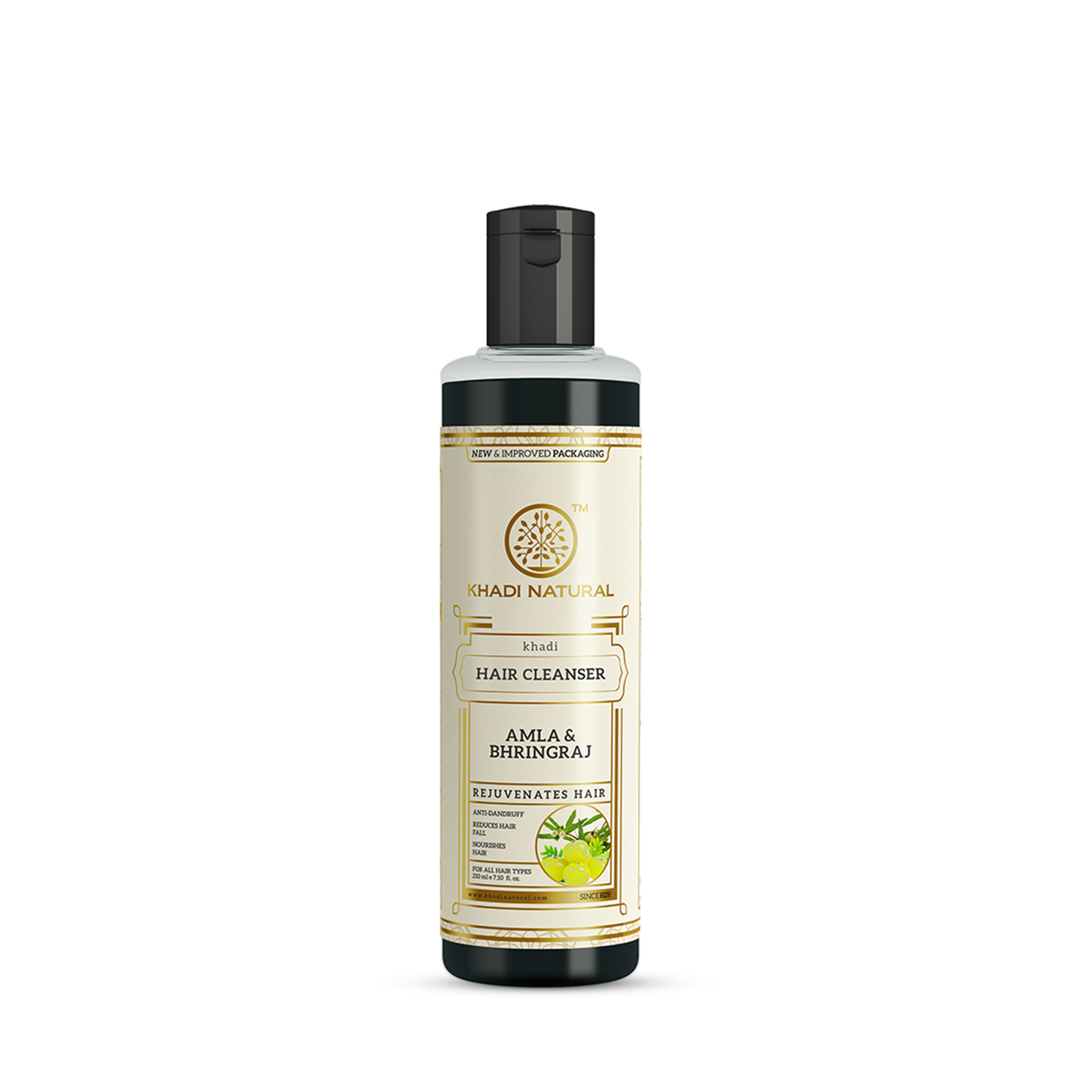 Khadi Natural Amla & Bhringraj Hair Cleanser - 210ml