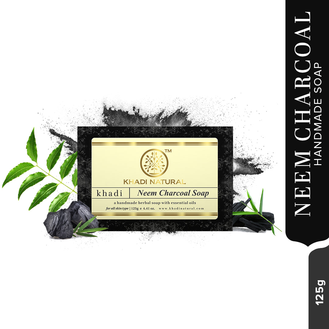 Khadi Natural Neem Charcoal Soap 125g