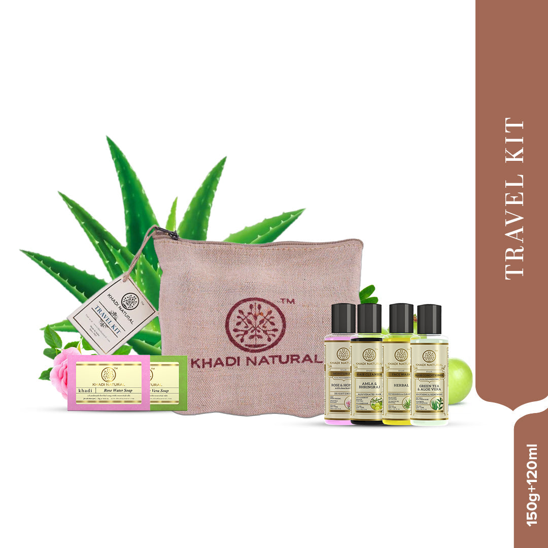 Khadi Natural Herbal Travel Kit Deal