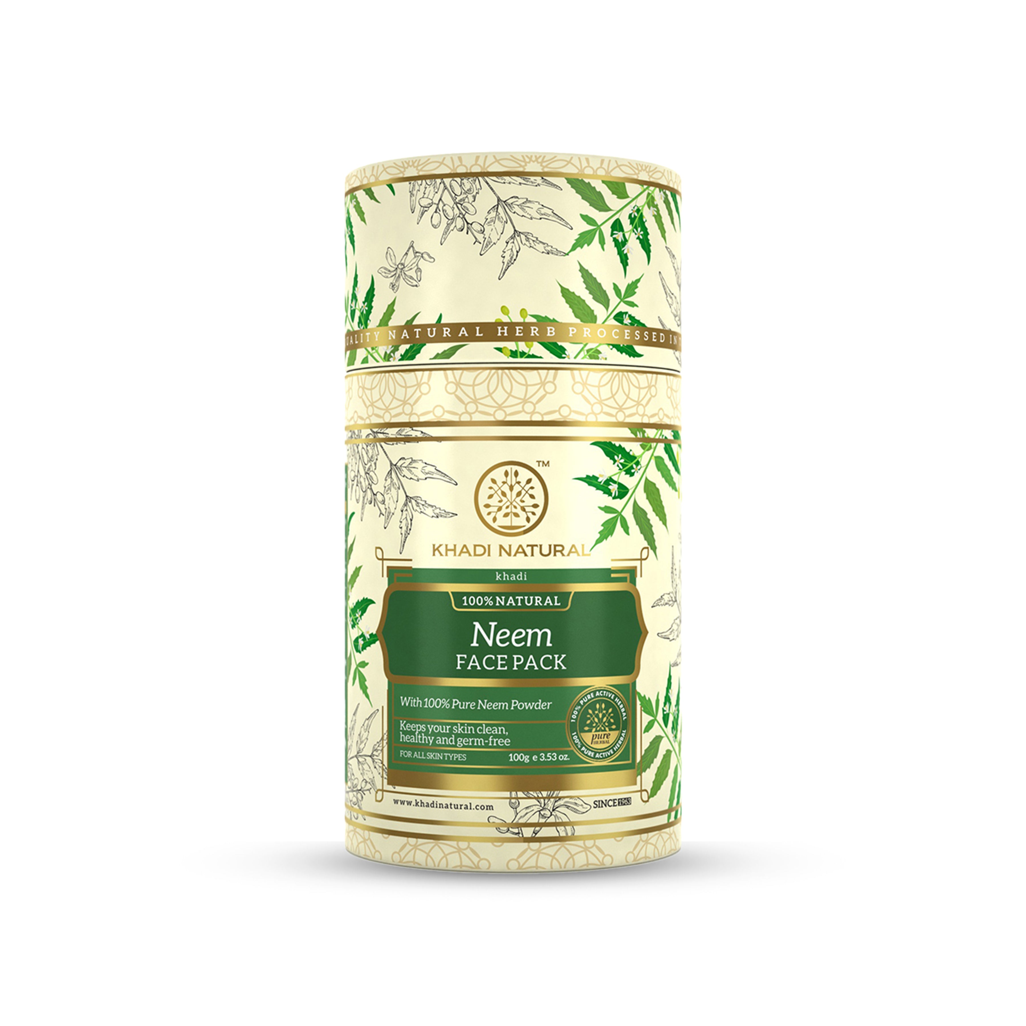Khadi Natural Neem Tulsi Face Pack - 100gm