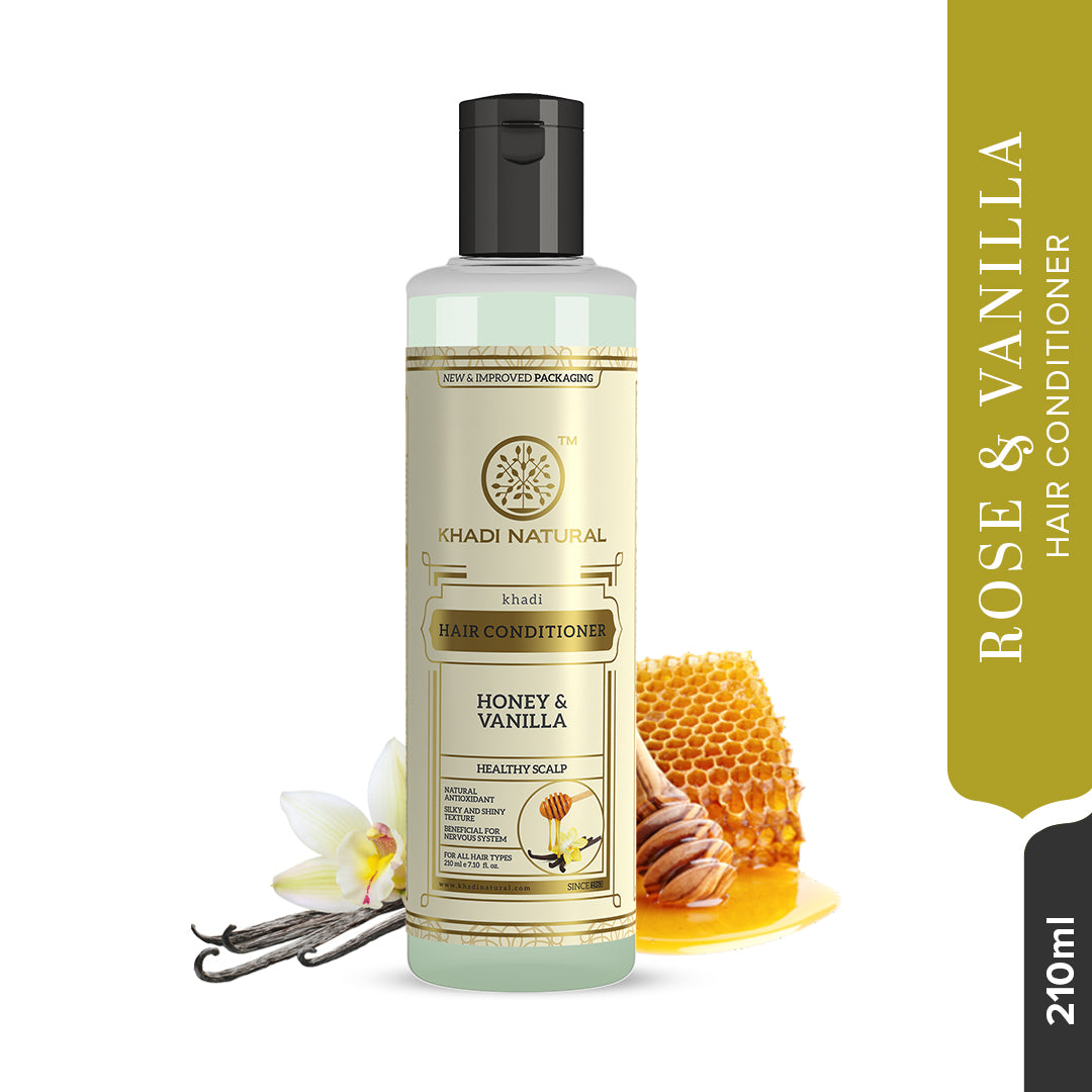 Khadi Natural Honey & Vanilla Hair Conditioner 210 ml