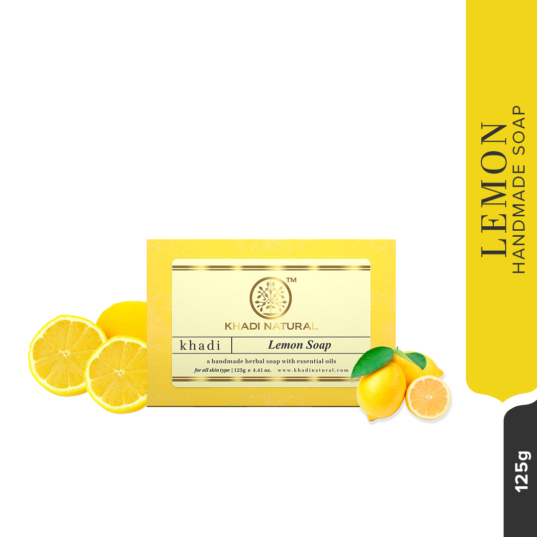 Khadi Natural Herbal Lemon Soap 125g
