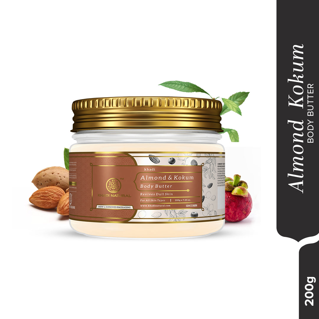Khadi Natural Almond & Kokum Body Butter 200 g