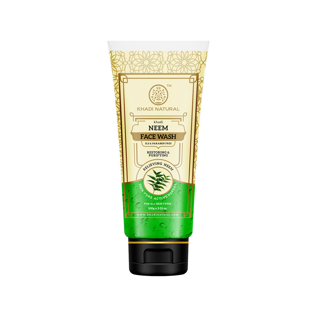 Khadi Natural Neem Face Wash SLS & Paraben Free