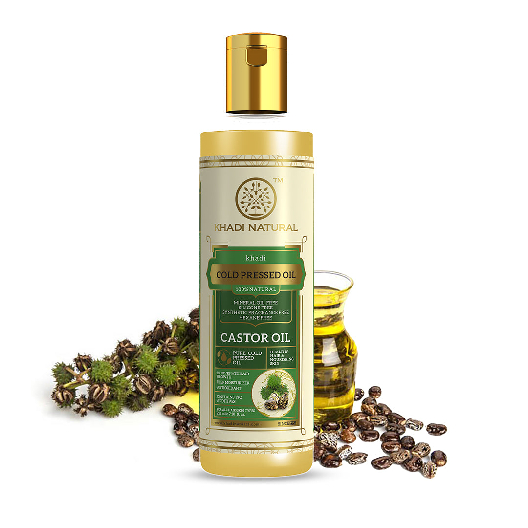 Castor Cold Pressed Oil - 100% Natural -210 ml