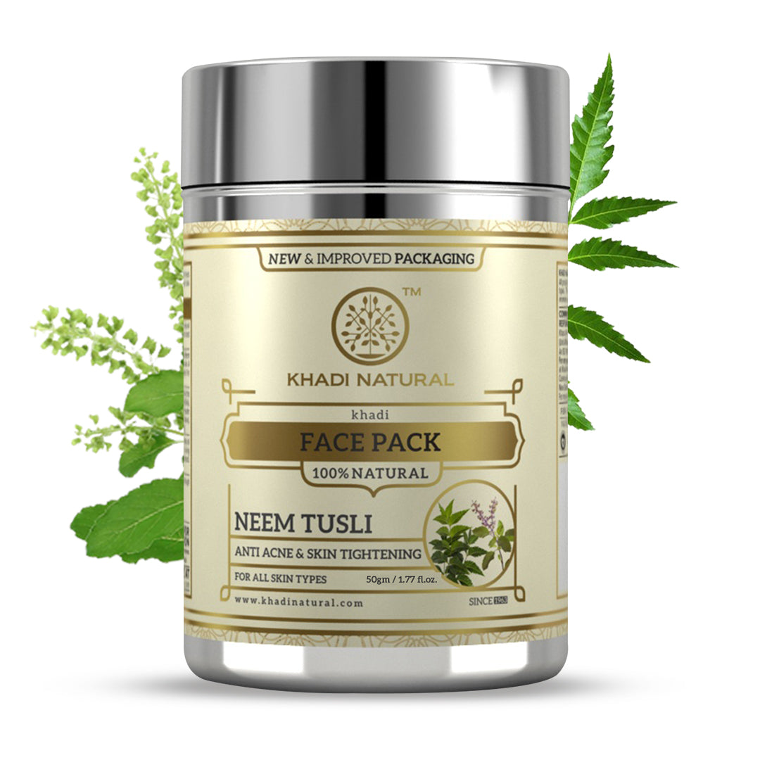 Khadi Natural Neem Tulsi Face Pack - 50 g