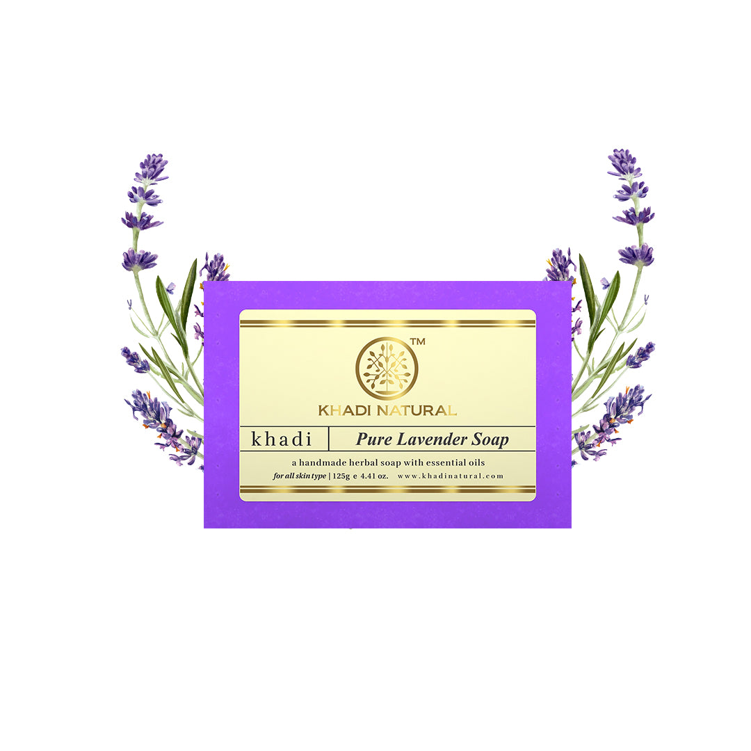 KHADI NATURAL PURE LAVENDER SOAP 125 g