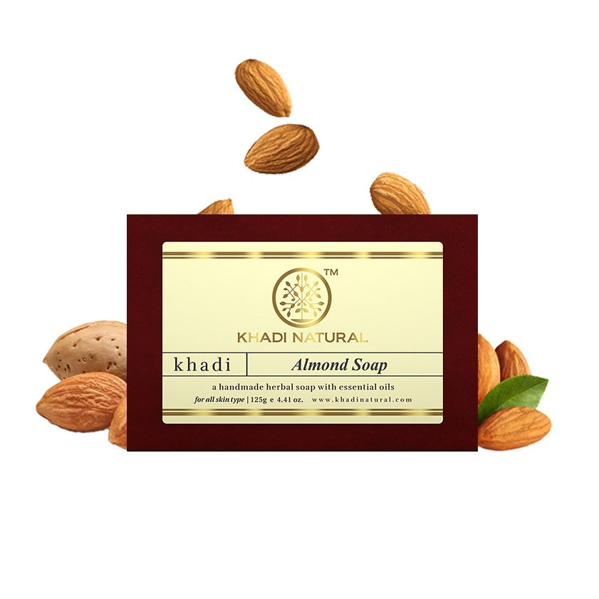 Khadi Natural Almond Soap - 125 g