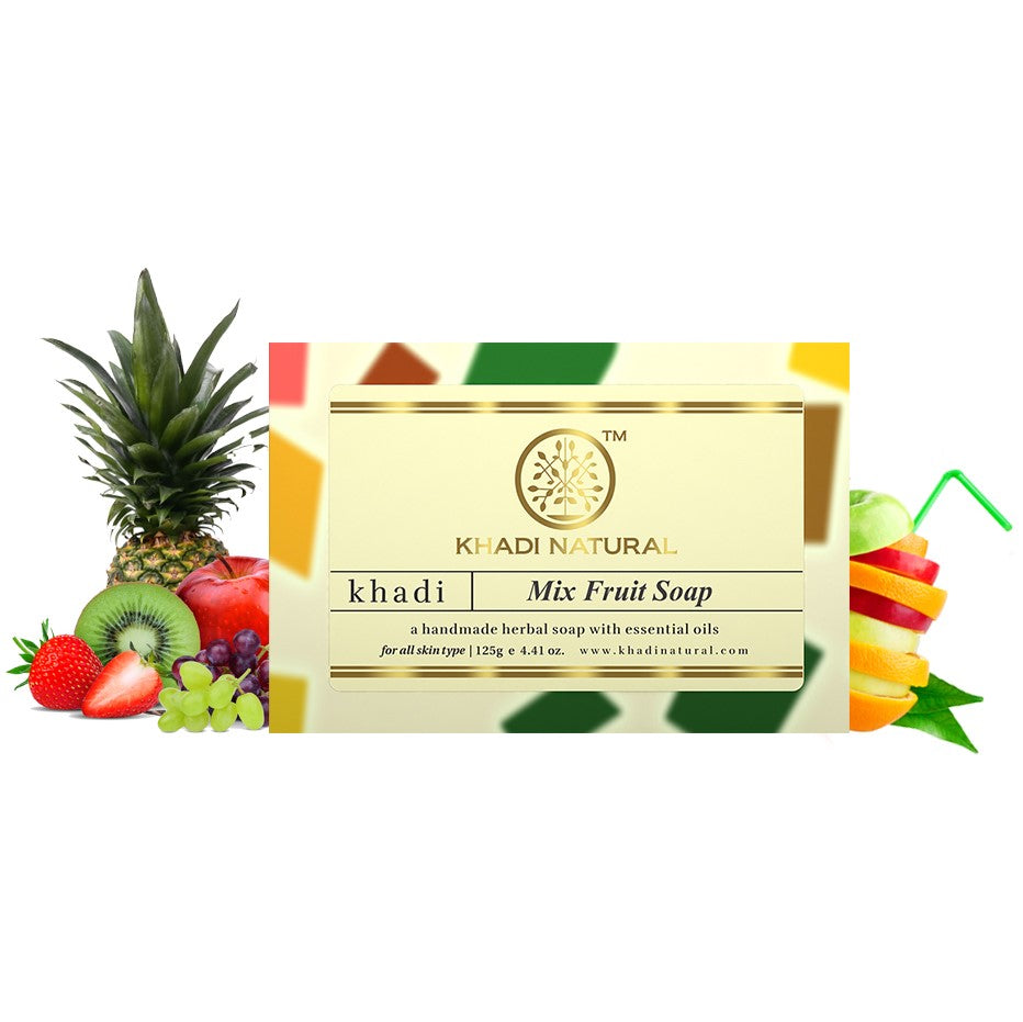 Khadi Natural Herbal Mix Fruit Soap-125 g