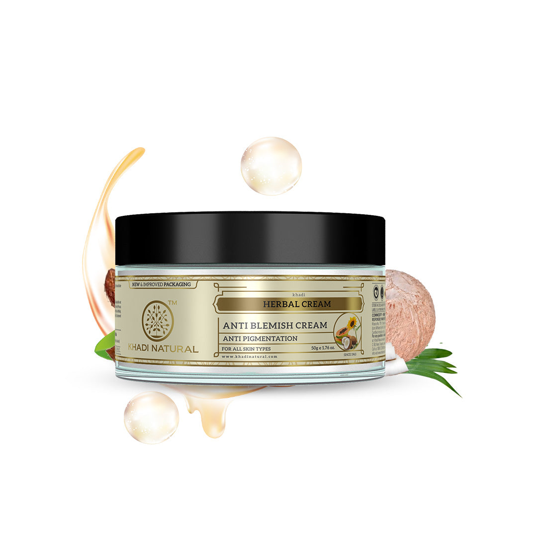 Khadi Natural Herbal Anti Blemish Cream- 50 g