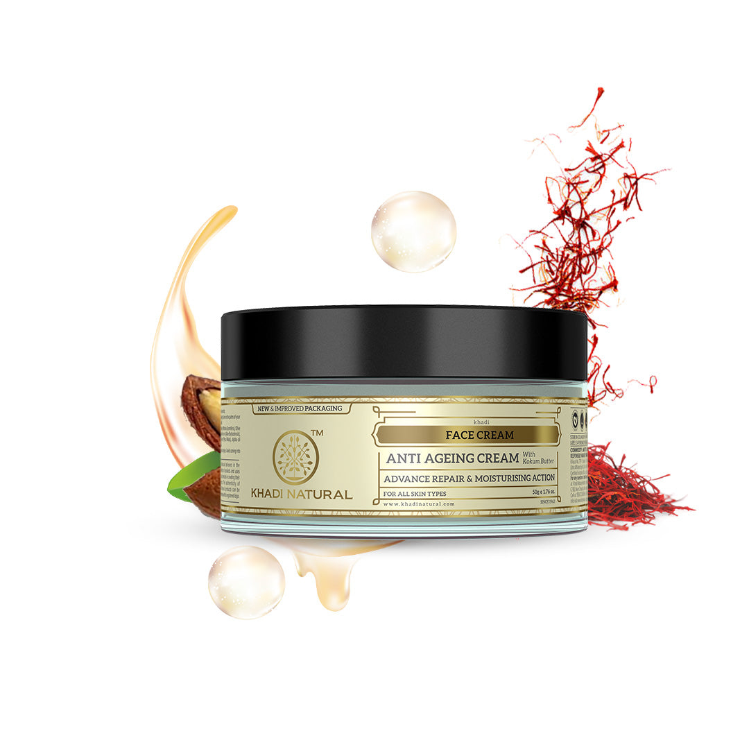 Khadi Natural Herbal Anti Ageing Cream-50 g