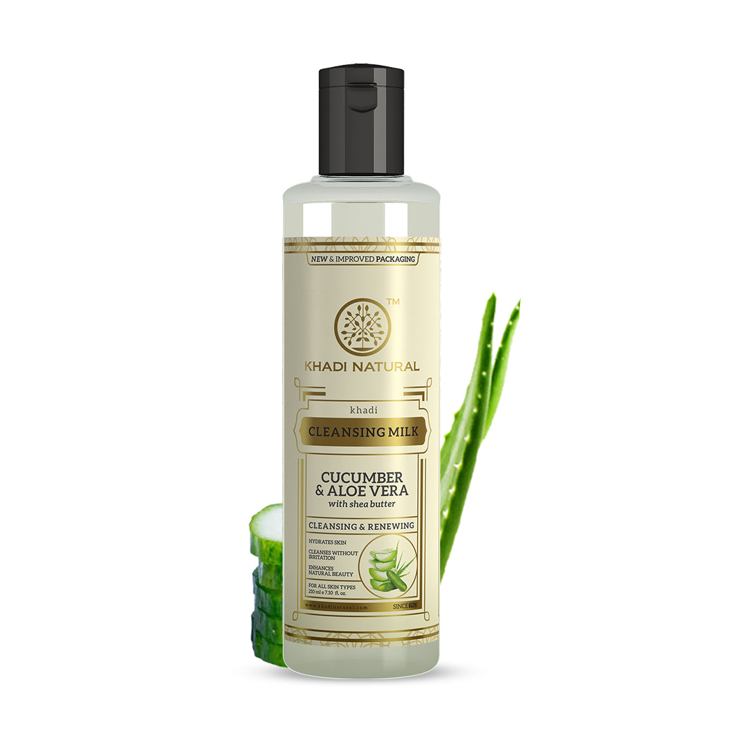 Khadi Natural Cucumber & Aloevera Cleansing Milk 210 ml