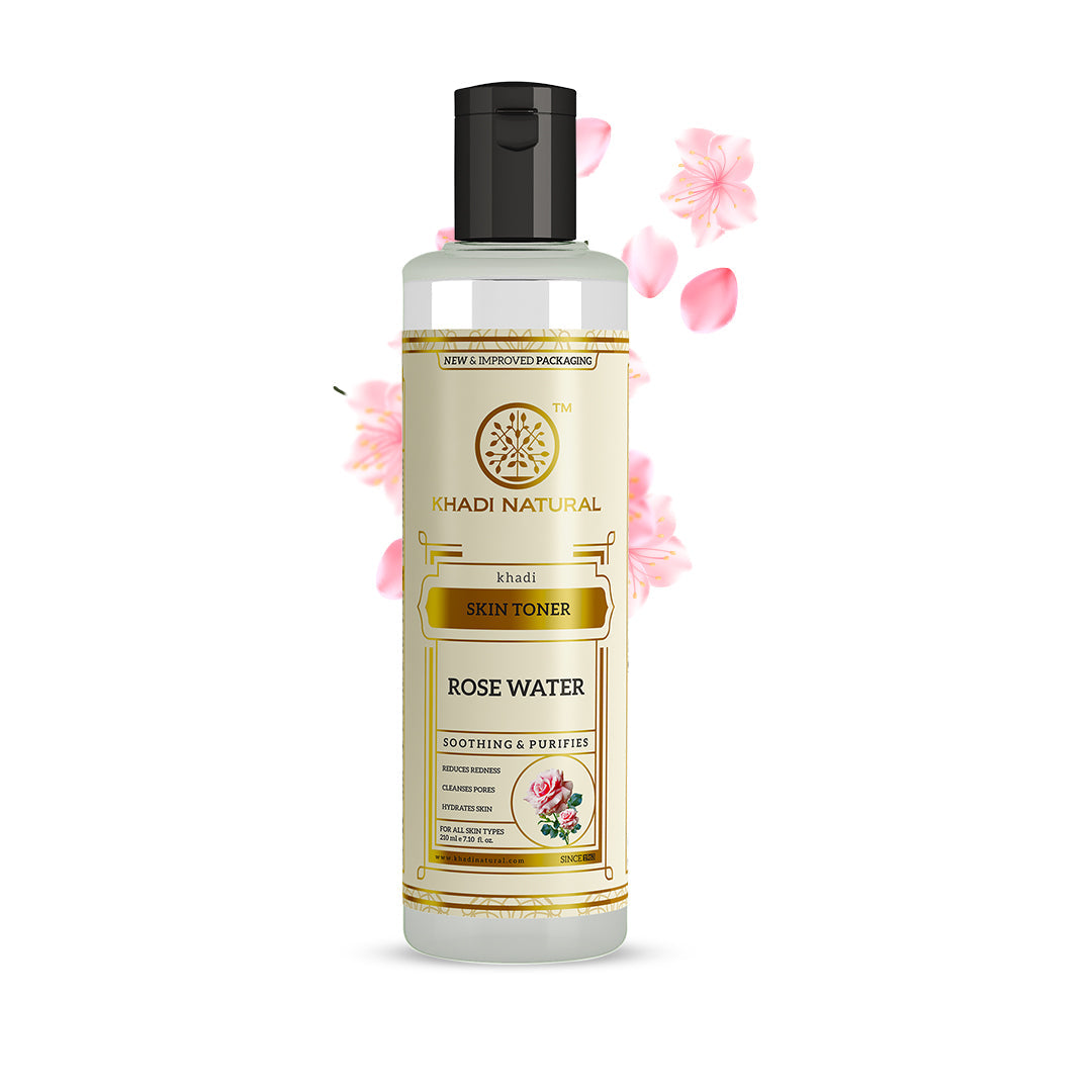 Khadi Natural Pure Rose Water Skin Toner 210 ml - Deals