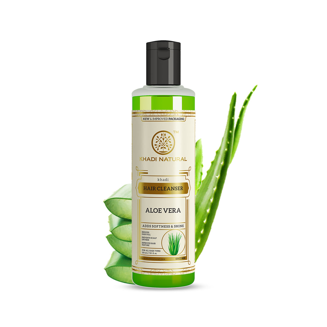 KHADI NATURAL Aloevera Hair Cleanser - 210 ml