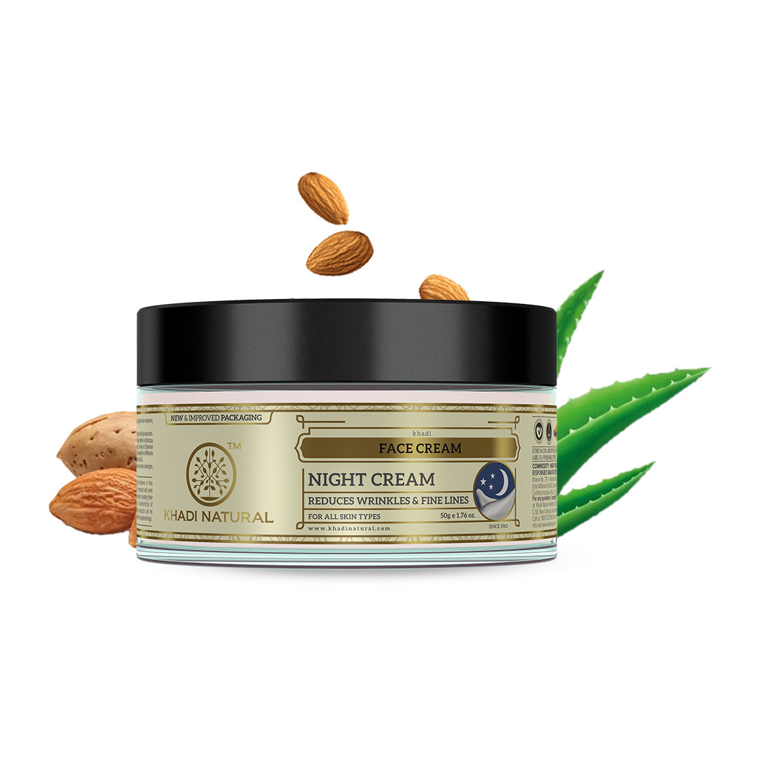 Khadi Natural Herbal Night Cream-50 g