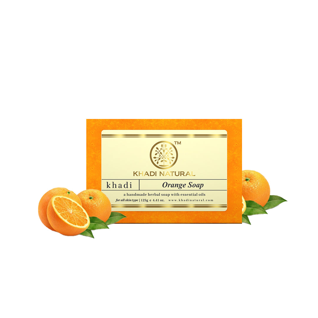 Khadi Natural Orange Soap 125g